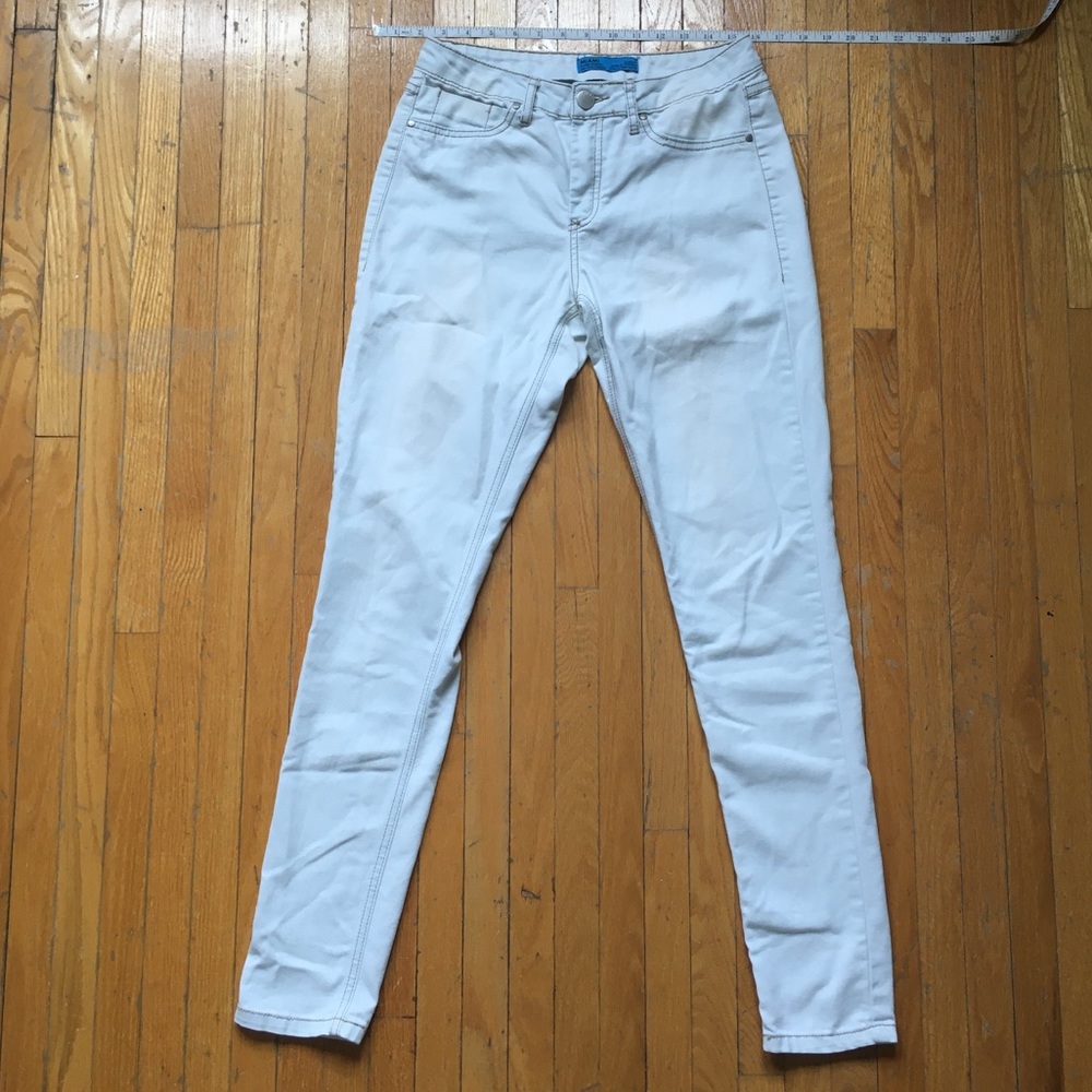 White High Waisted Jeggings